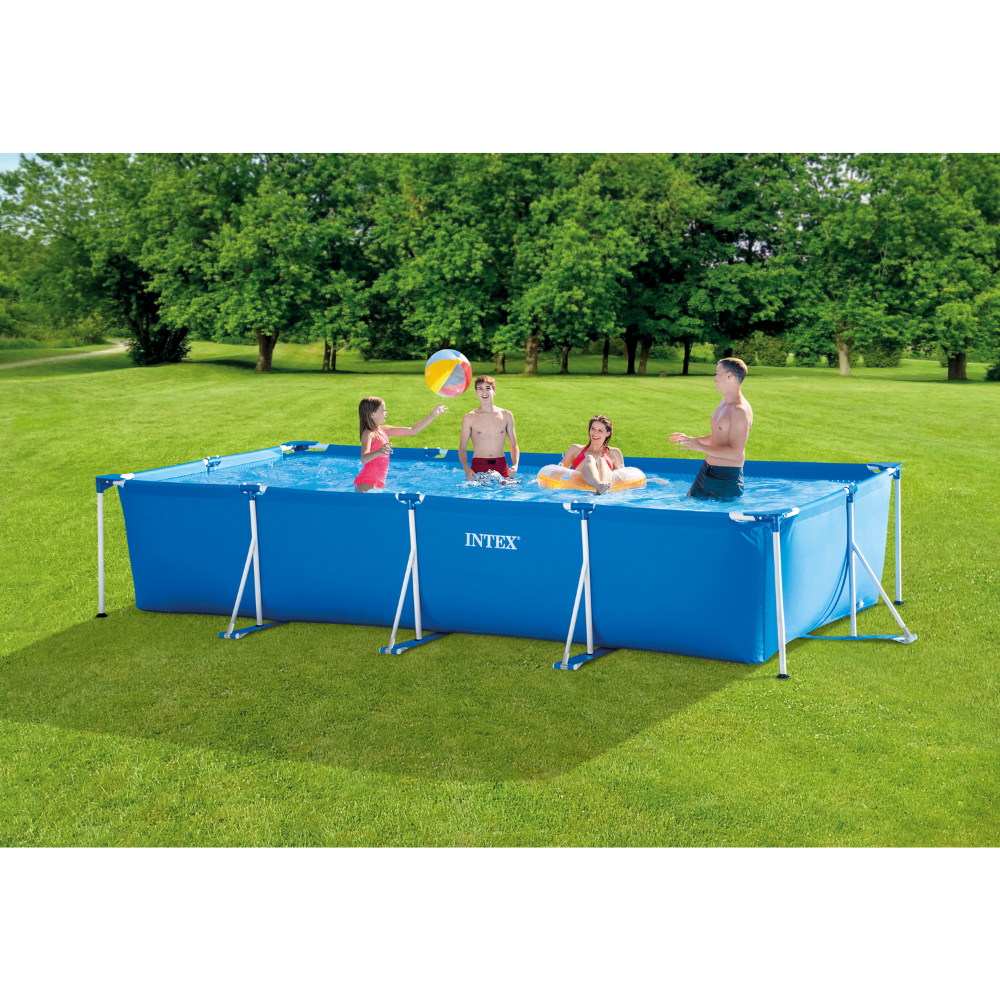 28273 - Piscine rectangulaire à cadre 4,5 m x 2,2 m x 84 cm