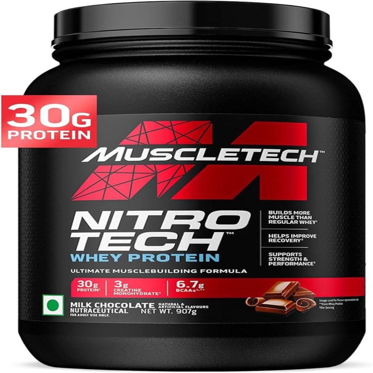 Muscletech Nitrotech Whey Protein 908g