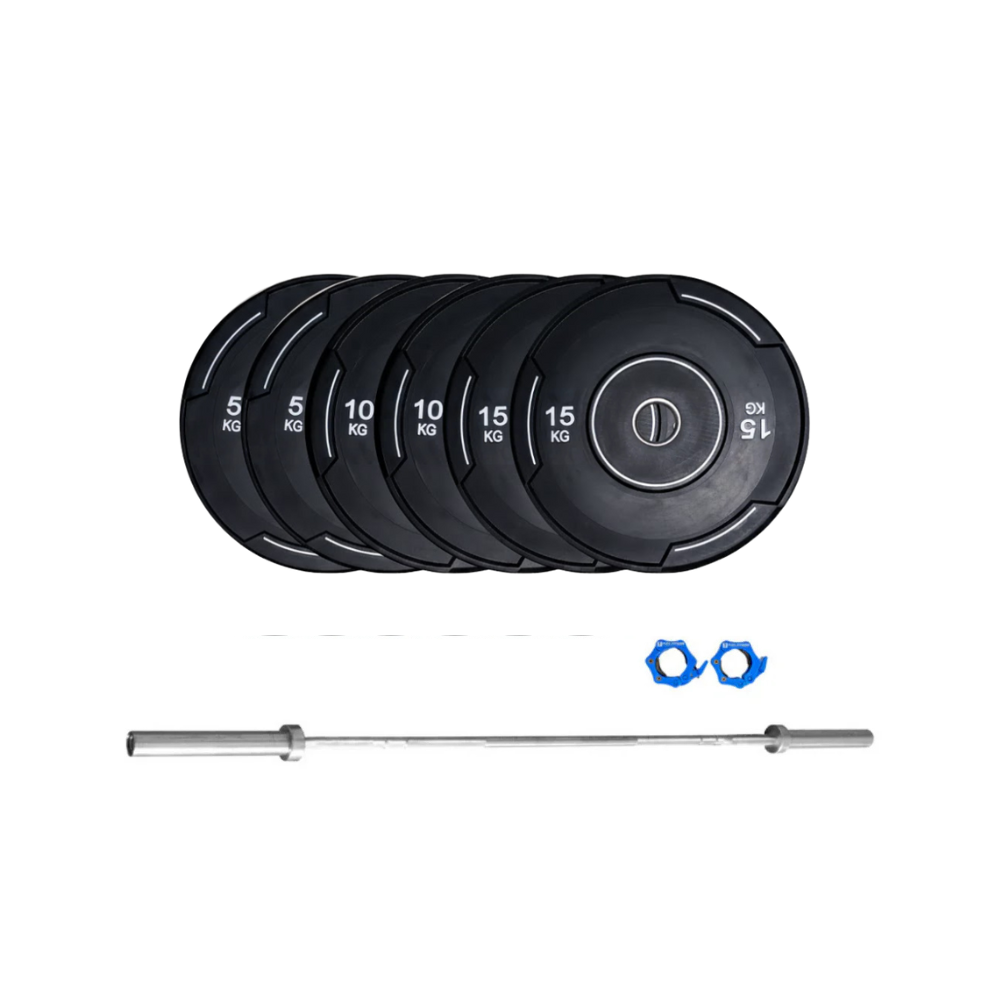 80kg Black Bumper Men's Power Package