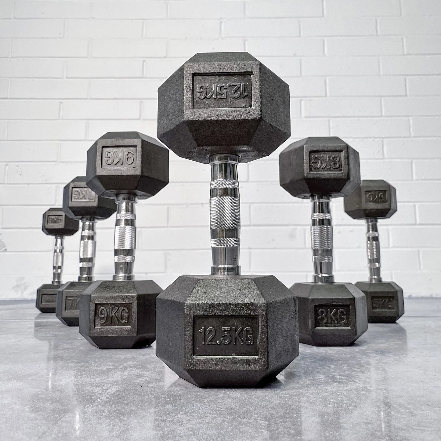 Hex Dumbbell Package 1 (Assorted 4kg - 12.5kg)