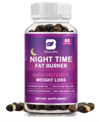 Night time Fat Burner 60 Capsules Beworths