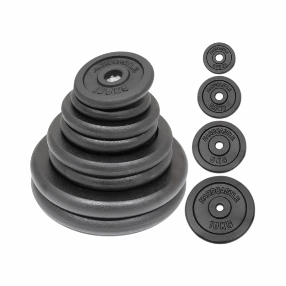1.25kg-10kg Disc Weight plates (black painted) 30mm diameter