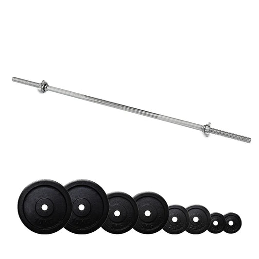 Barbell Set 47kg with 72inch Barbell and Screw Locks