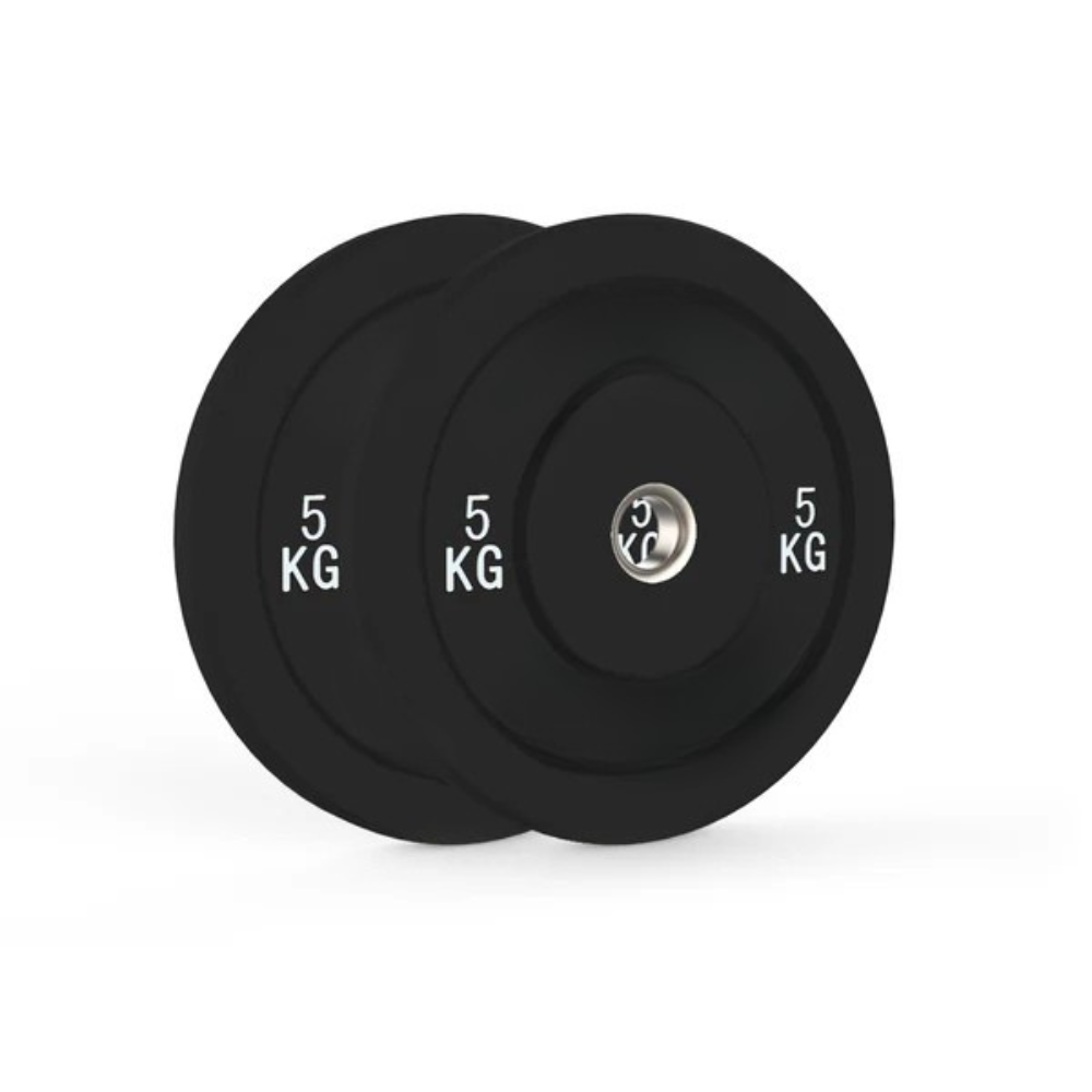 120kg Pro Olympic Barbell & Bumper Weight Set with Clips