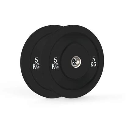 120kg Pro Olympic Barbell & Bumper Weight Set with Clips