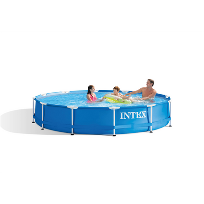 28210 - Piscine à structure métallique 3,66 m x 76 cm