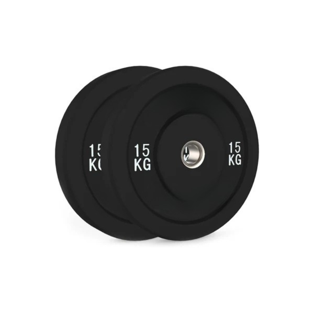 120kg Pro Olympic Barbell & Bumper Weight Set with Clips
