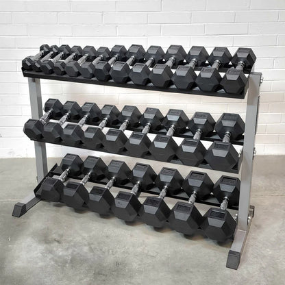 Hex Dumbbell Package 6 (1kg - 22.5kg + Rack)