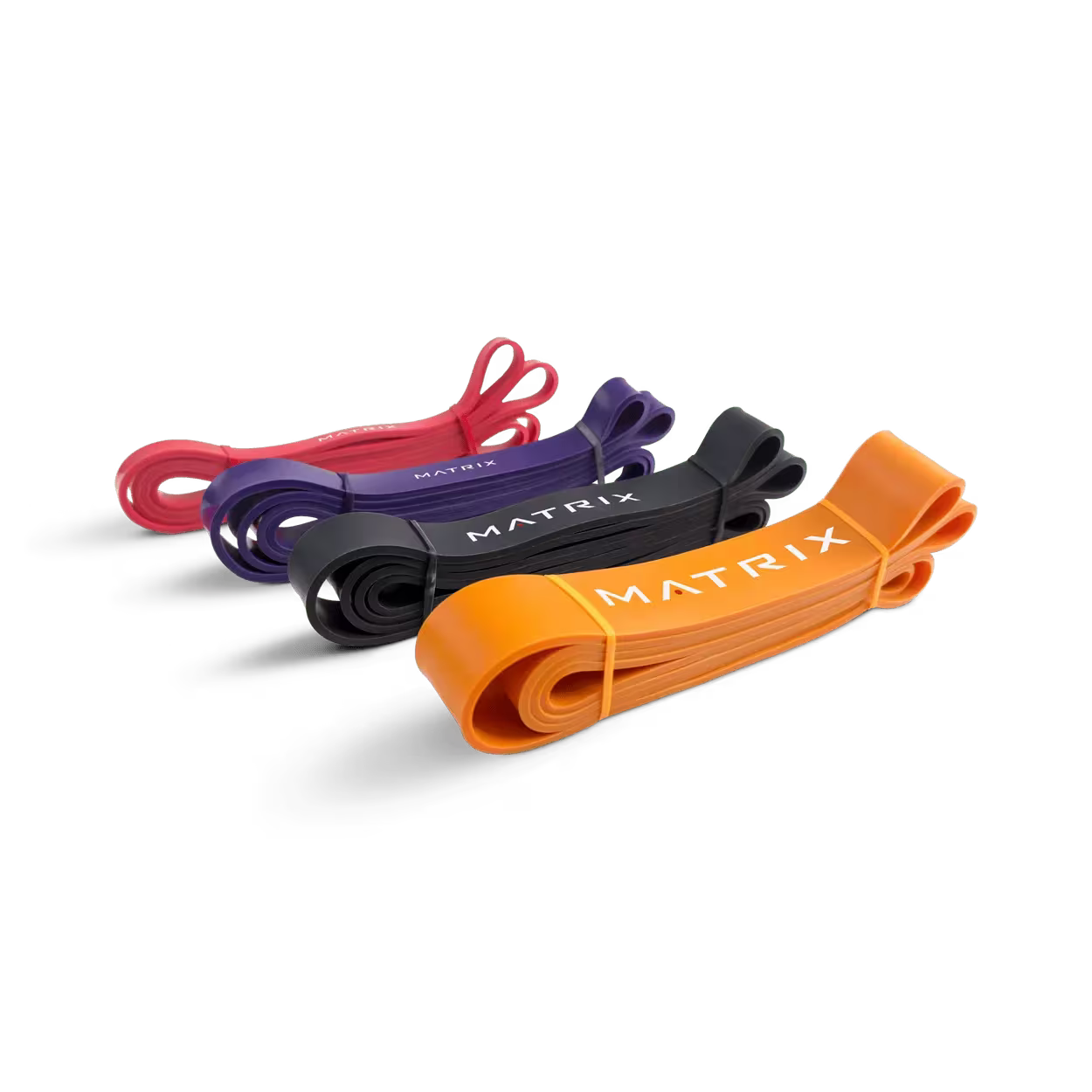 Bande élastique Matrix Power pour entraînement 2 cm x 0,45 cm x 208 cm