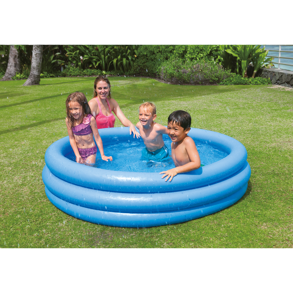 58446 - Piscine bleu cristal 168 cm x 38 cm