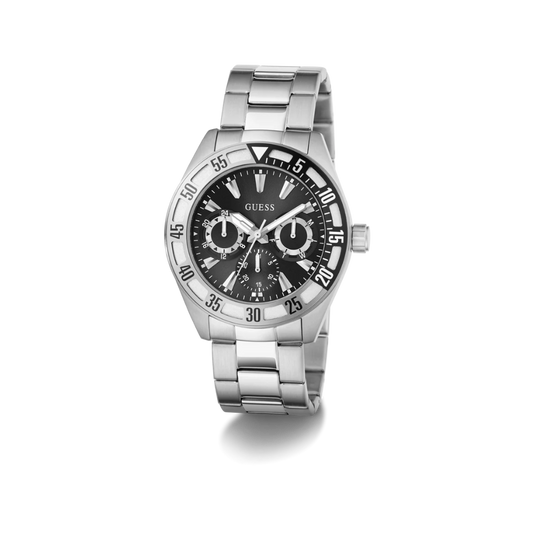Montre multifonctions argentée Guess pour homme