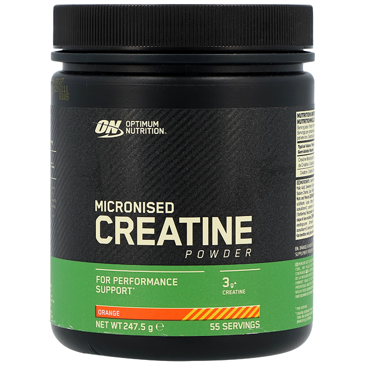 Optimum Nutrition Flavoured Micronised Micronised Creatine Powder - 247.5 g- Orange