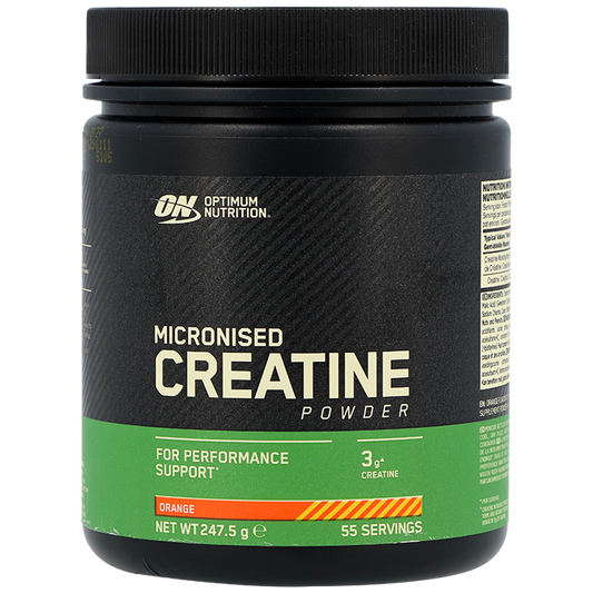Optimum Nutrition Flavoured Micronised Micronised Creatine Powder - 247.5 g- Orange