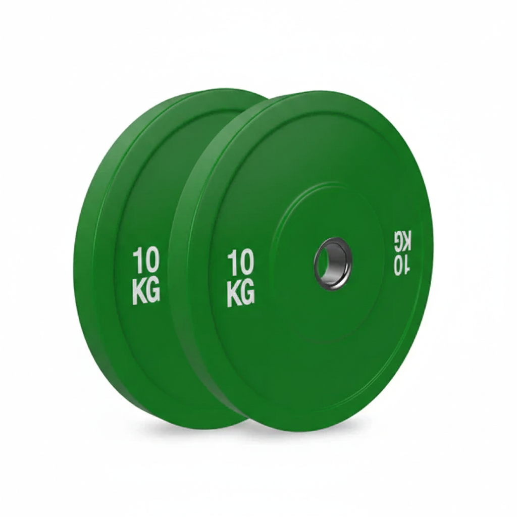 Barre olympique professionnelle de 120 kg + ensemble de disques de poids colorés avec clips
