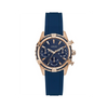 Guess Ladies Blue Gold Tone Watch