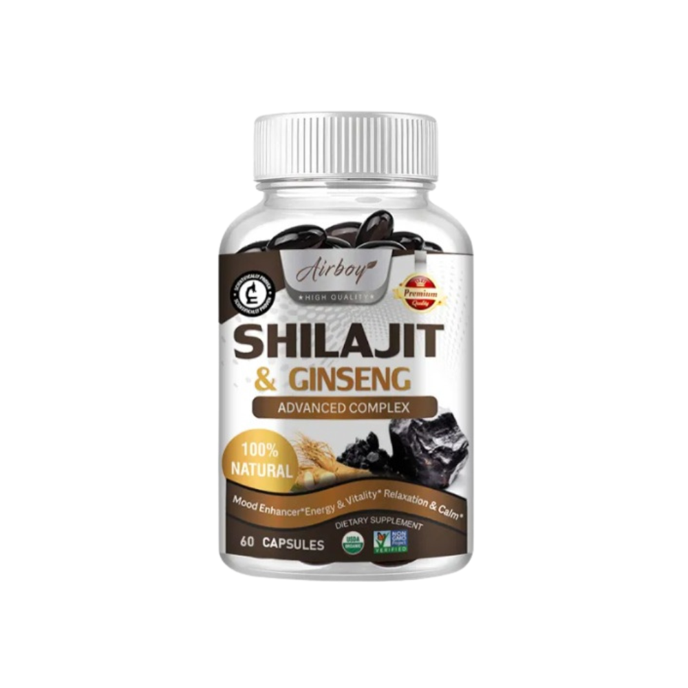 Shilajit & Ginseng - Airboy 60 Capsules