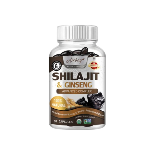 Shilajit & Ginseng - Airboy 60 Capsules
