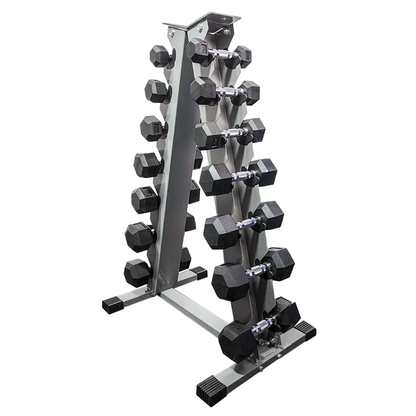 Hex Dumbbell Package 5 (1kg-7kg + Rack)