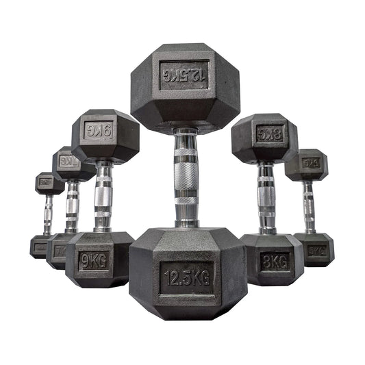 Hex Dumbbell Package 1 (Assorted 4kg - 12.5kg)