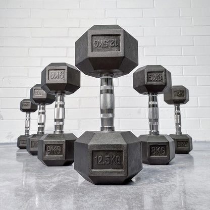 Hex Dumbbell Package 1 (Assorted 4kg - 12.5kg)